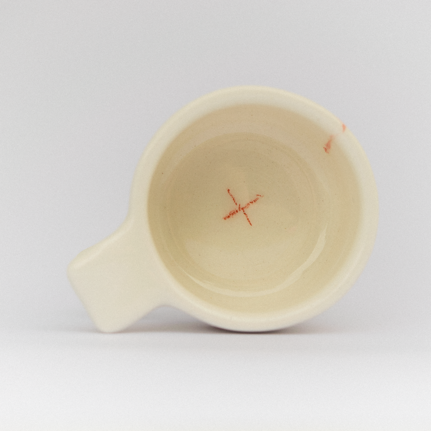 Double Handle Doodle Espresso Mug - Window Watcher